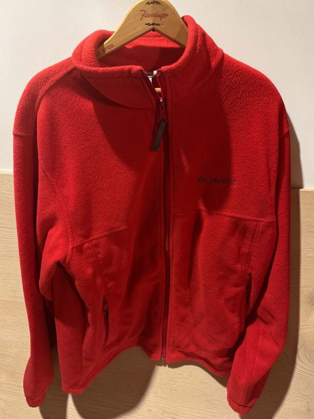 Columbia Sportswear Men's Red Full Zip Fleece Jacket